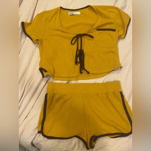 Free people beach terry set